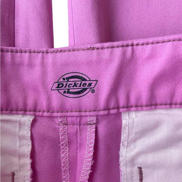 Dickies Pink Wide Leg Work Pants Stain Wrinkle Resistant Ladies Size 6 R NWT - Picture 4 of 5